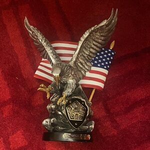 The Bradford Exchange Cold Cast Pewter Patriotic Sculpture